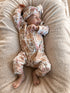 luna-luca-floral-jumpsuit-bow Luna and Luca Newborn Baby Clothes